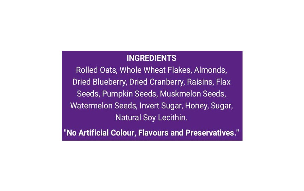 True Elements Muesli Seeds & Berries    Jar  400 grams